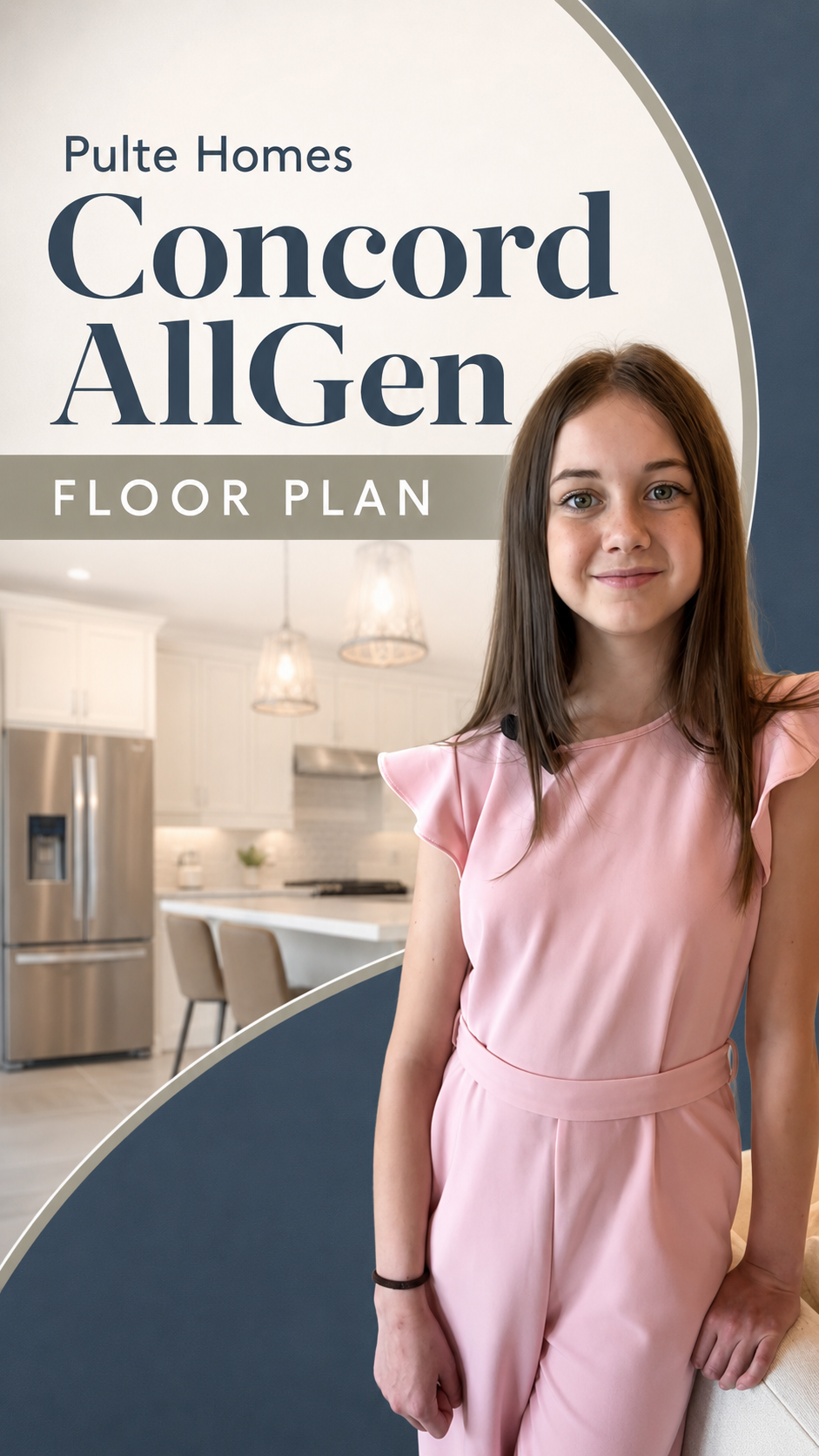 Pulte Concord AllGen floor plan — single-story multigenerational home with in-law suite and kitchenette