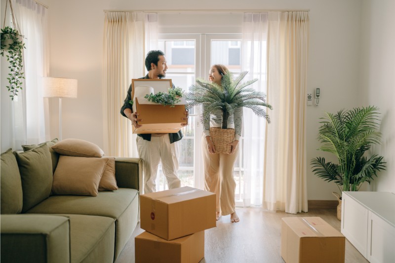 Couple Moving-In