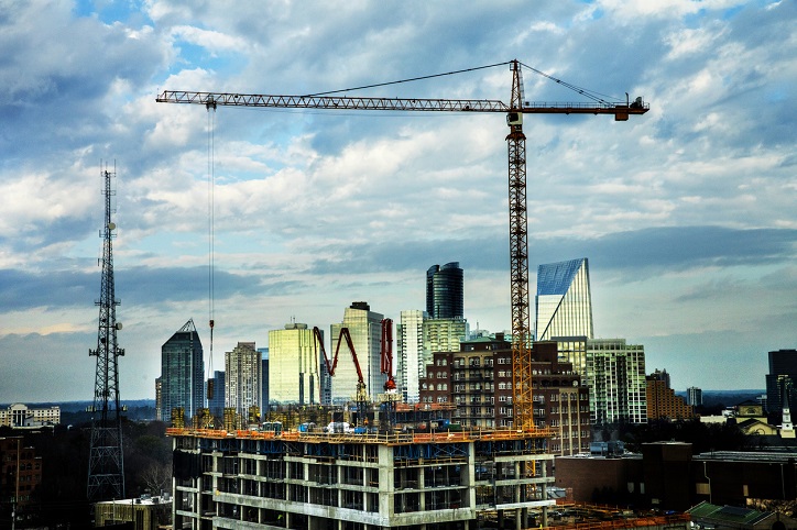 Highrise building under construction
