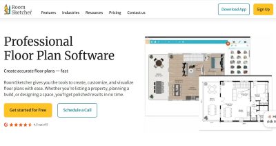 Room Sketcher homepage screenshot