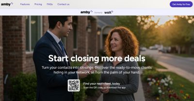 A man and and a woman closing a real estate deal
