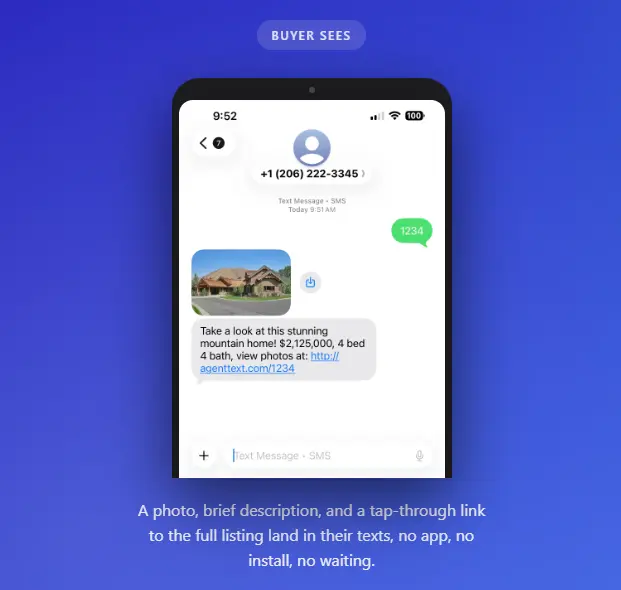 What the buyer sees on mobile