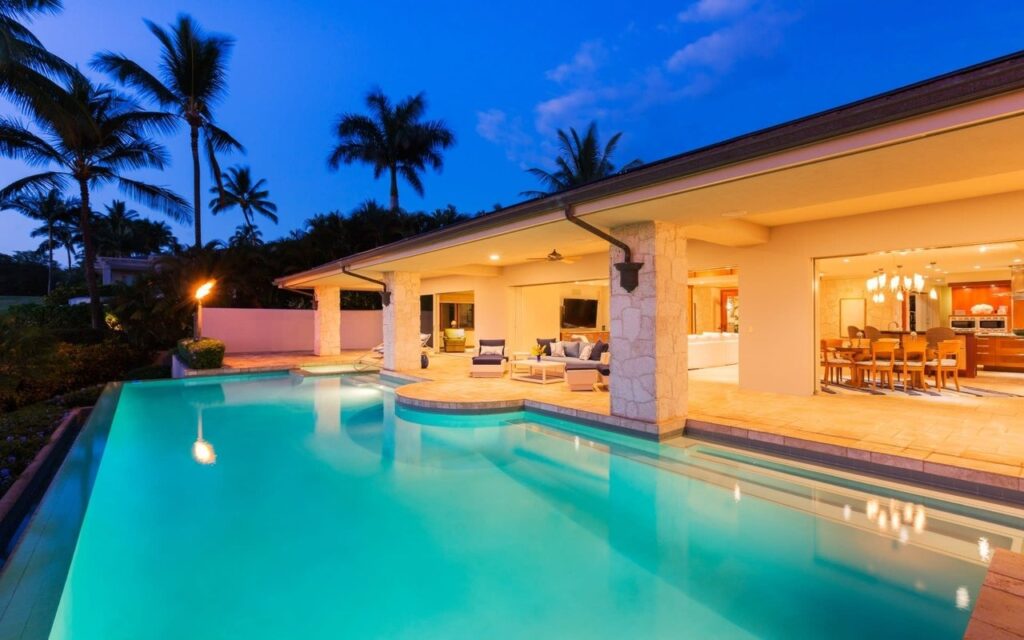 Luxury homes with pool