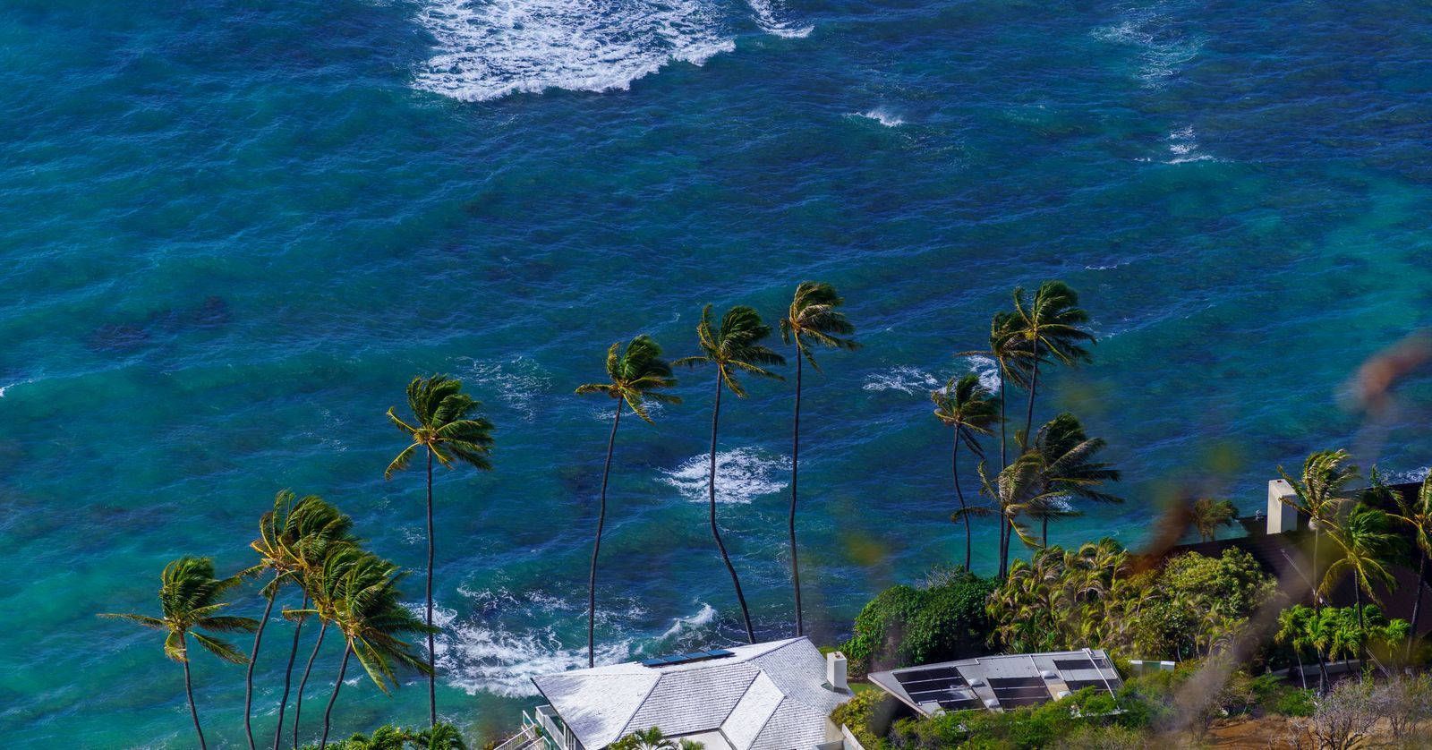 Maui condominium buildings near the shoreline