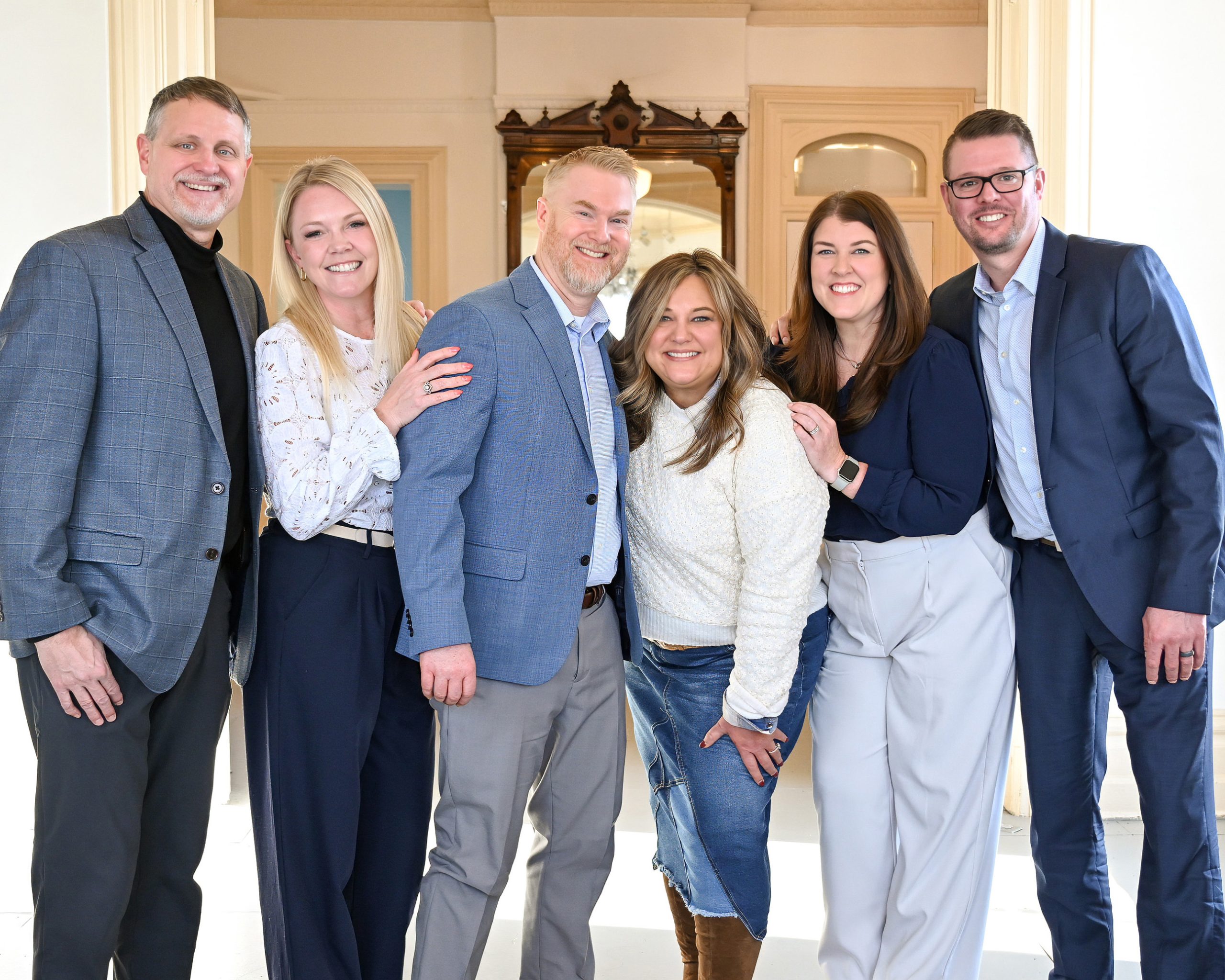LKR Lepic-Kroeger REALTORS team photo — number one brokerage in Iowa City