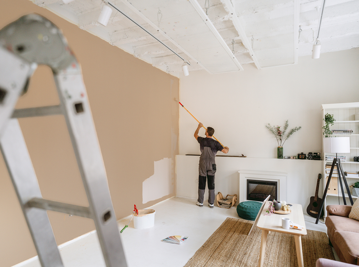 painting the house