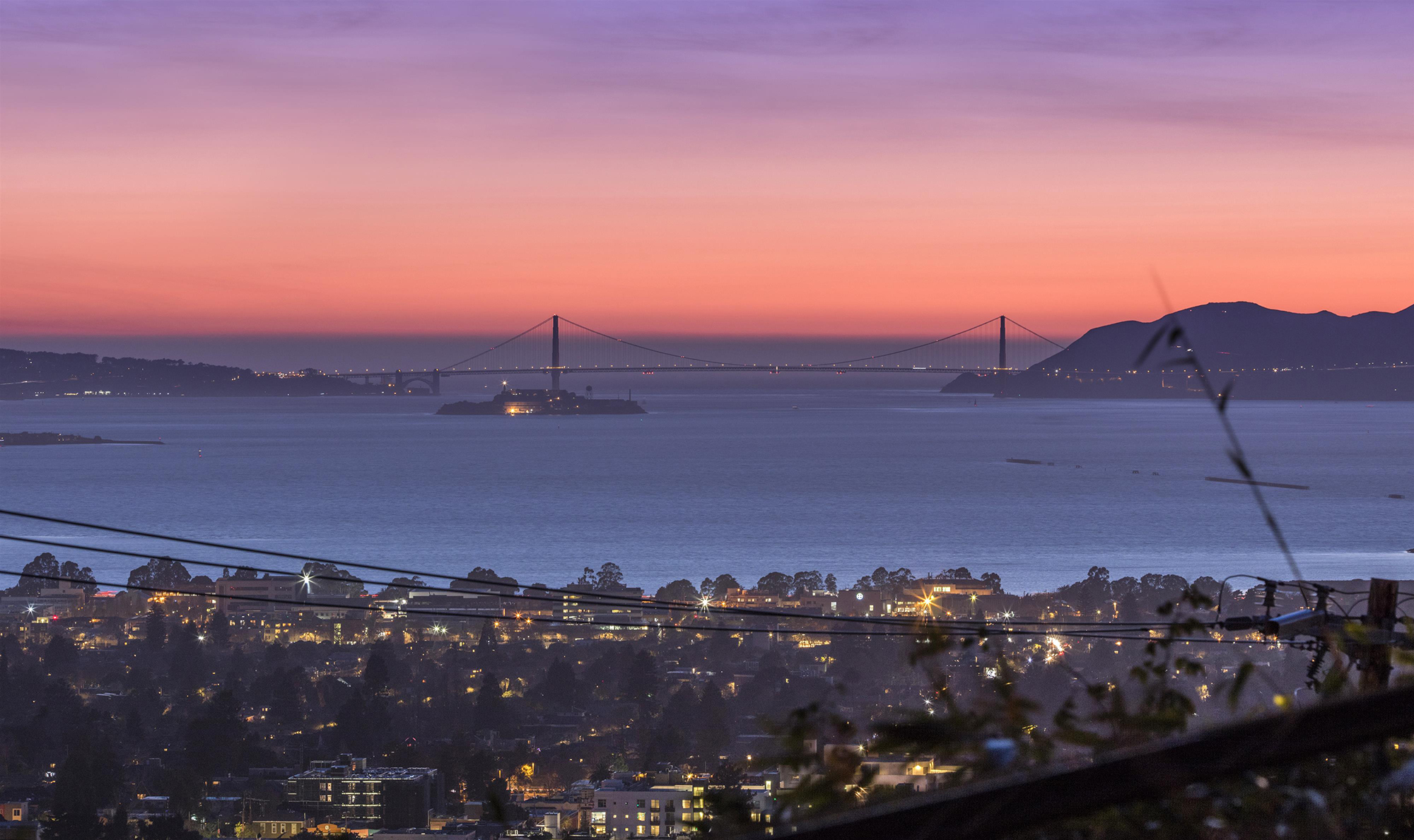 This is a picture of the view at San Lorenzo Berkeley