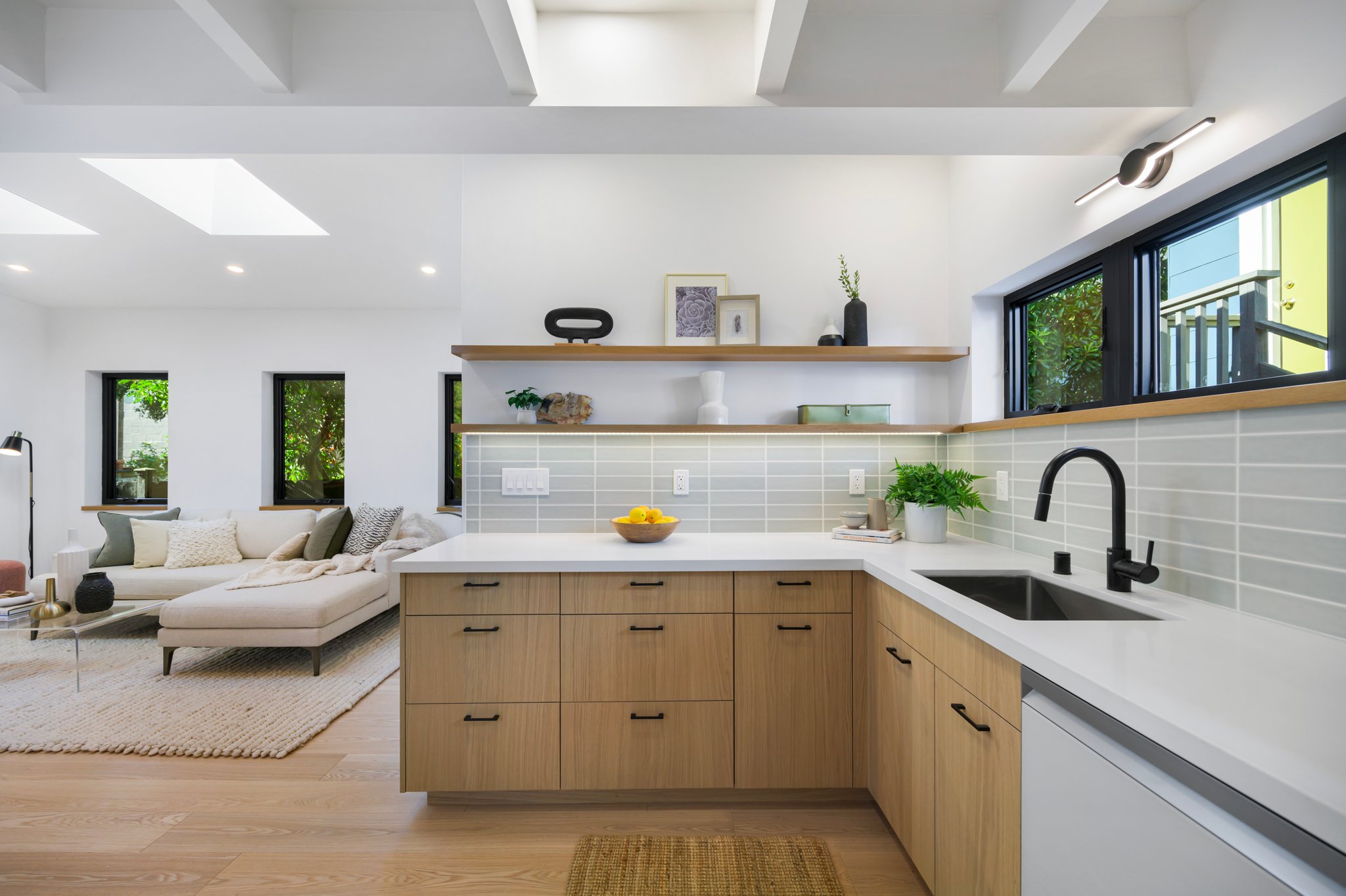  Modern kitchen in this new eco-friendly build in Berkeley