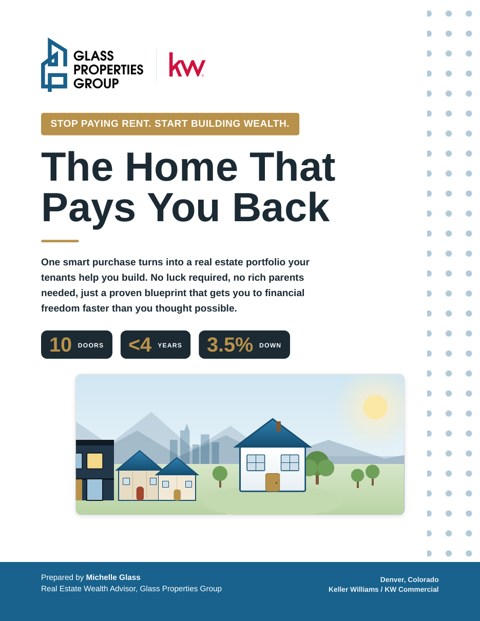 Cover of The Home That Pays You Back, the 4-3-2-1 House Hacking Playbook