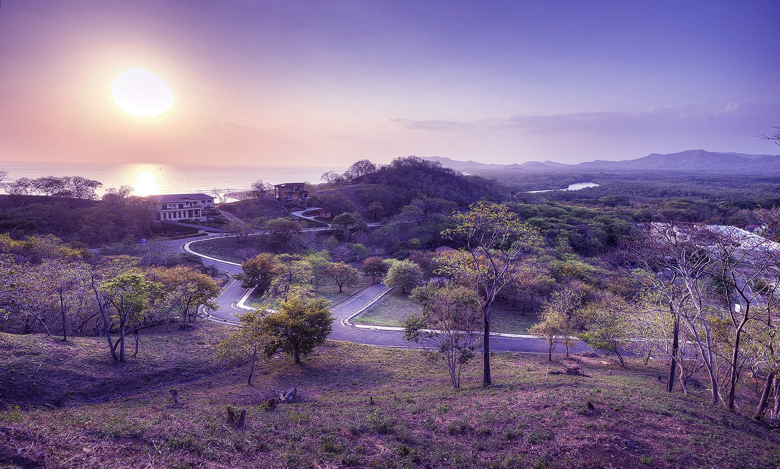 Ocean view from Senderos community overlooking Playa Tamarindo and Las Baulas National Marine Park