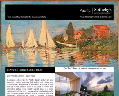 Amber Anderson Semi-Annual Newsletter Your La Jolla Realtor