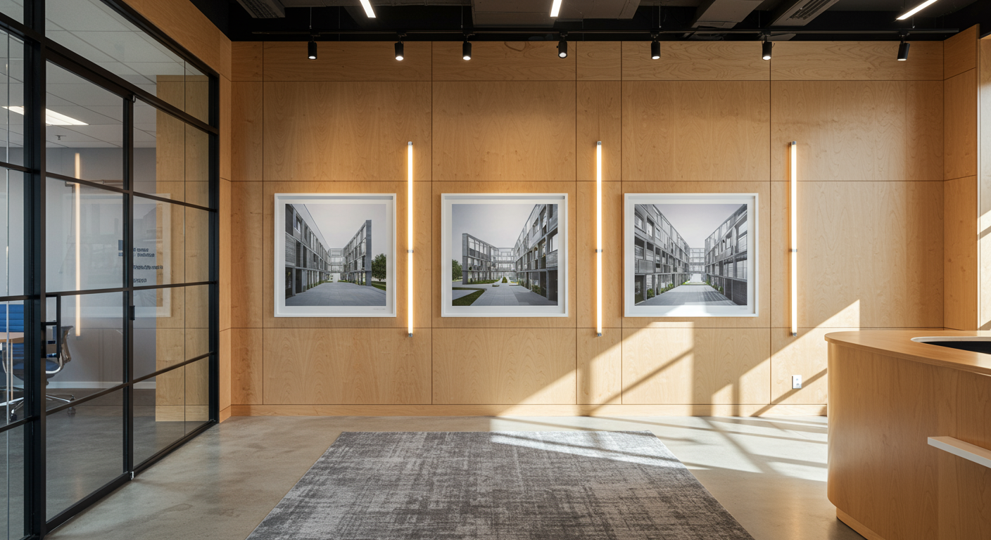 paintings on the wall