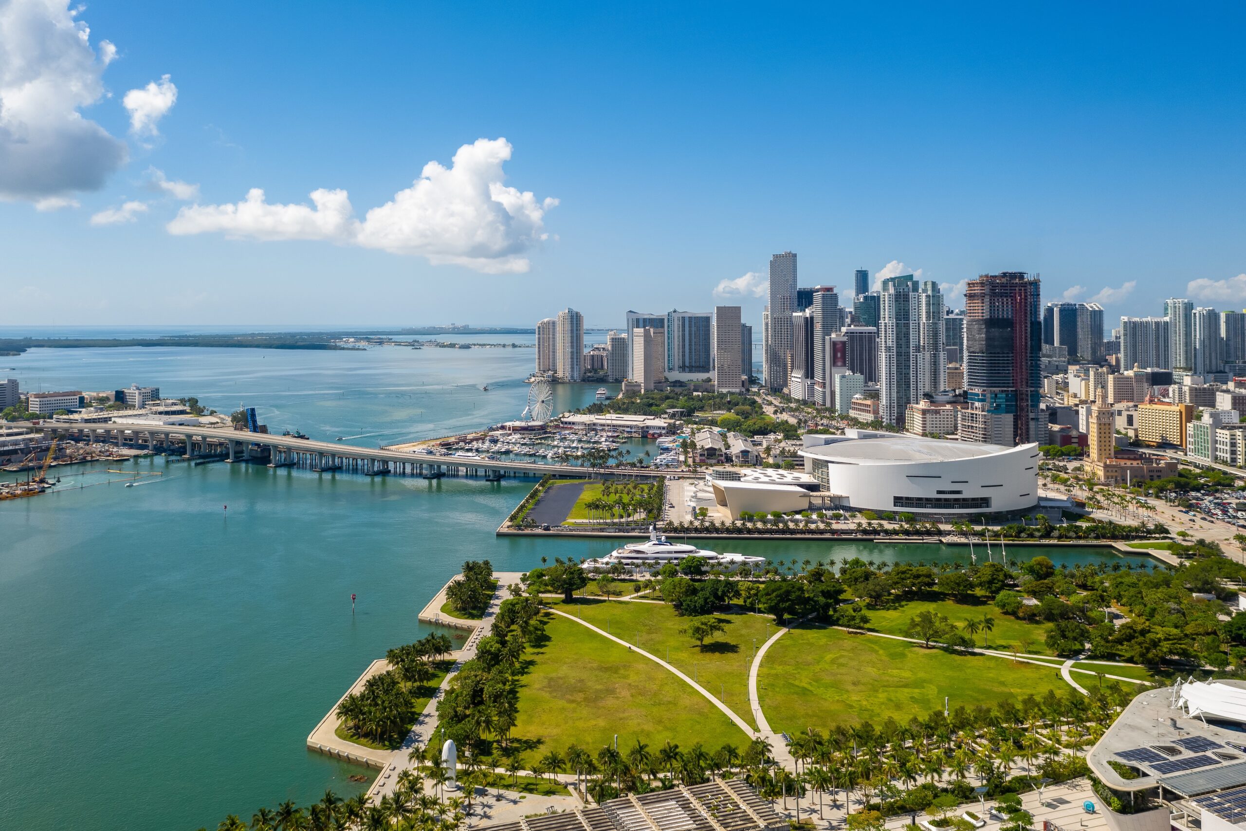 Aerial view of Coconut Grove