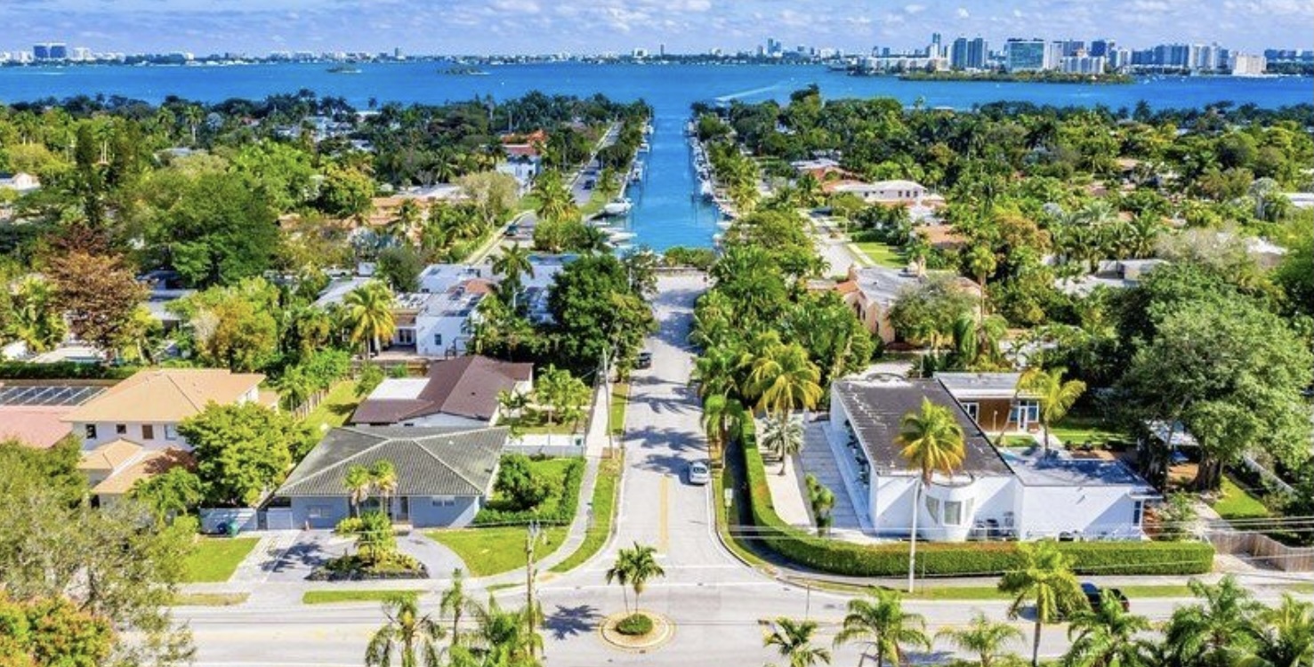 Aerial view of Coconut Grove