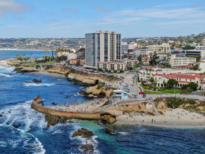 La Jolla street and city