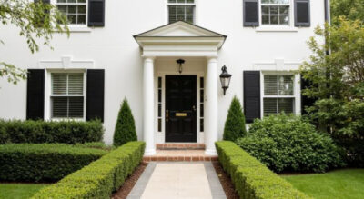 Front exterior of a well maintained home in Washington DC prepared for sale