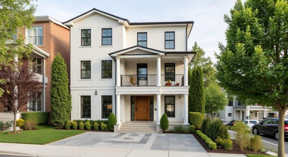 Estate property prepared for sale in Washington DC with clean staging