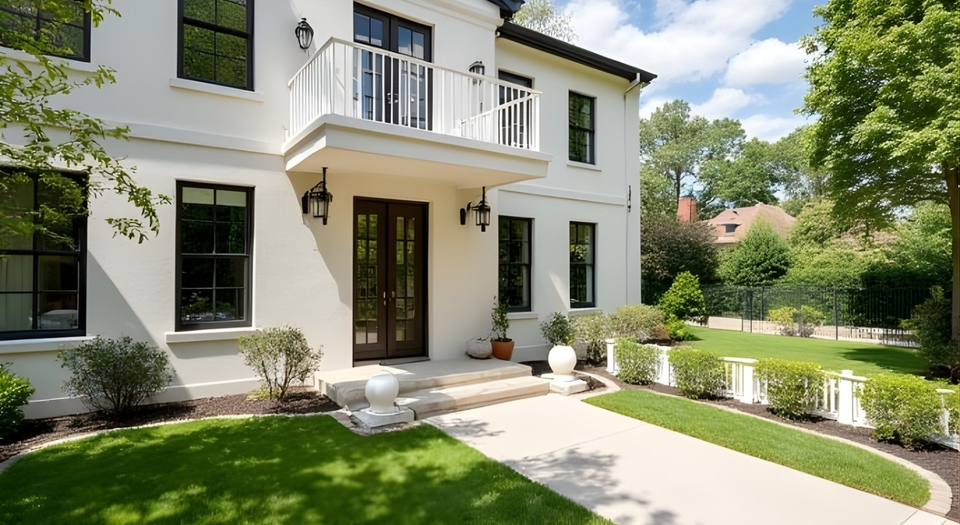 Exterior of a well-maintained home in Washington DC ready for sale