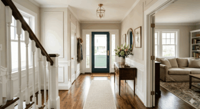 Freshly updated family home interior with refinished hardwood floors and neutral paint ready for sale in Washington DC, Maryland, and Virginia