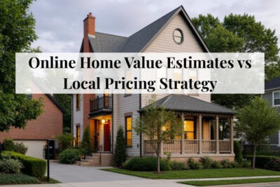 Comparison of online home value estimates and professional pricing strategy.